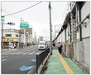 御殿山店への道のり