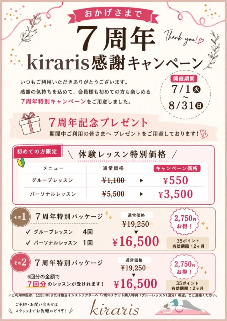 7周年キャンペーン